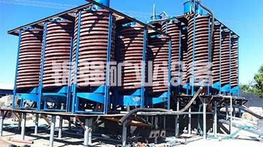Spiral chute processing capacity and equ